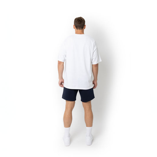 Lifestyle Super Heavyweight Oversized Premium Tee-White Men's 738 - Collection