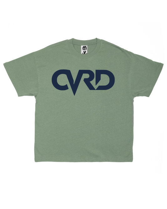 DUSTY GREEN DEEP BLUE PRINT